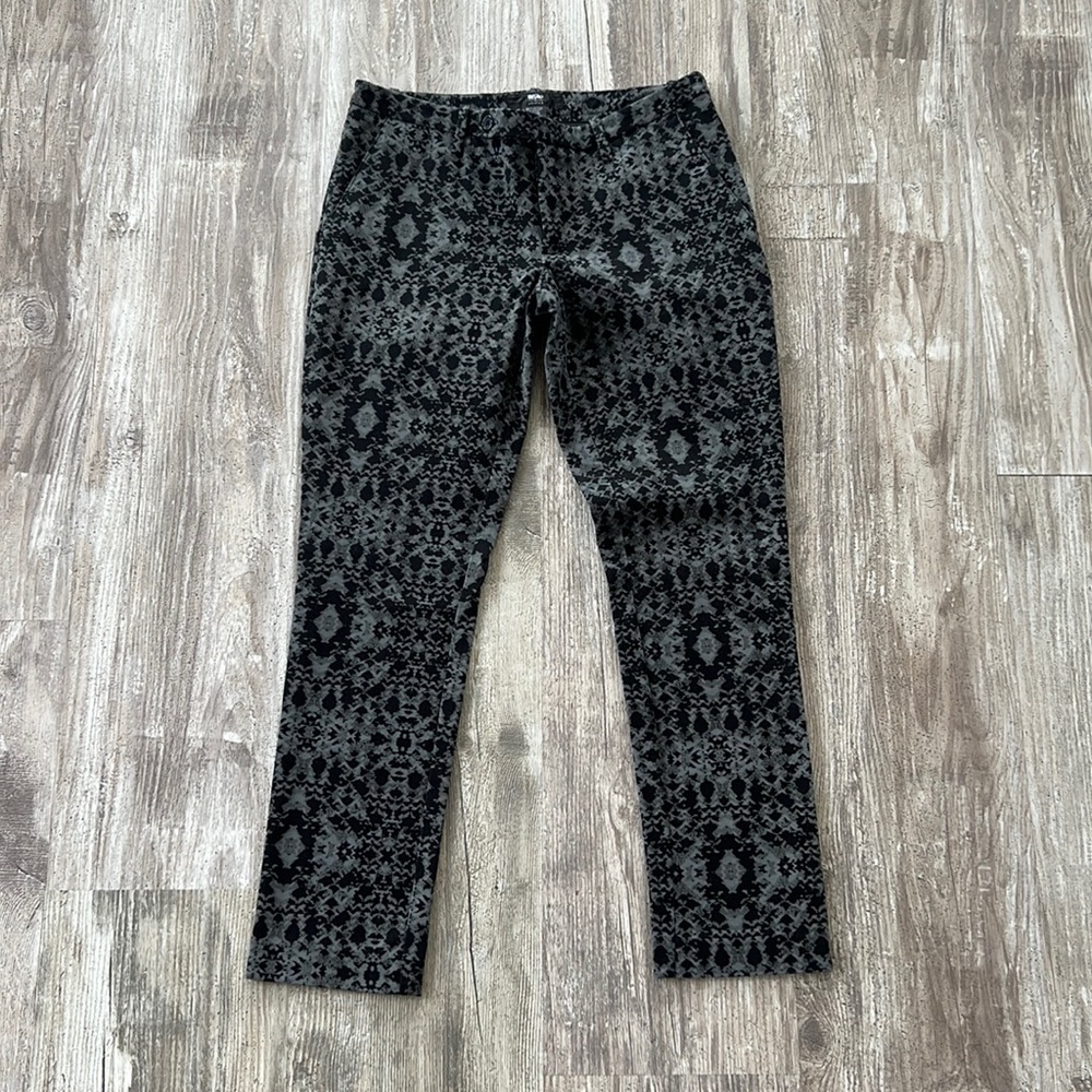 Mossimo Stretch dress pant, black and gray print, size 4 - mint condition